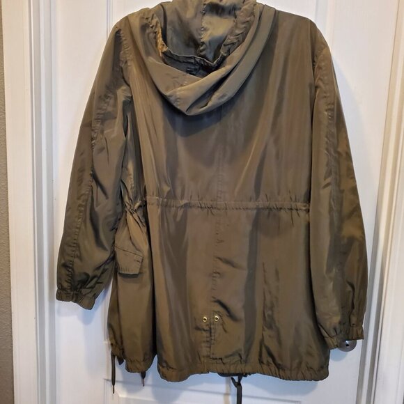 ✨ Olive Green Anorak Utility Jacket | OUTER EDGE | XL | Drawstring Waist | XL - Picture 7 of 9